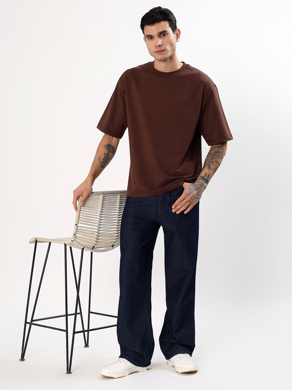 RUUSAAO   CREW NECK  OVERSIZED TSHIRT